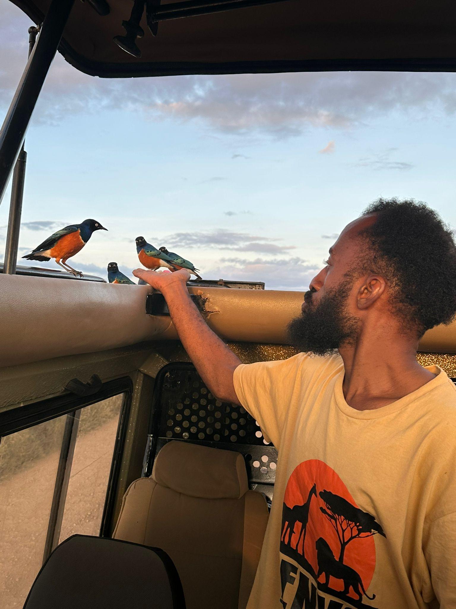 Fotografowanie dzikich zwierząt podczas safari w Kenii