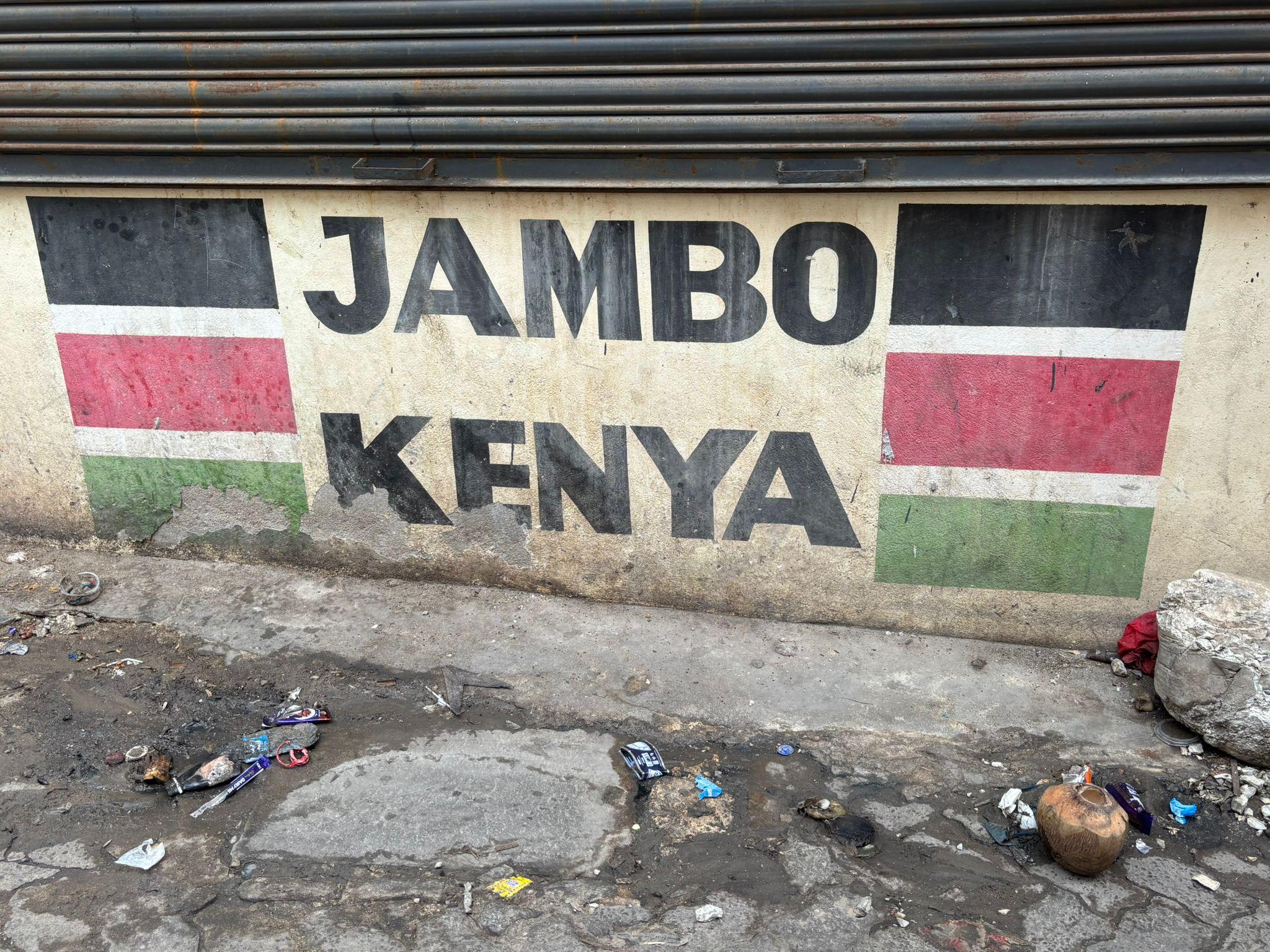 Powitanie Jambo Kenya podczas wycieczki po Mombasie